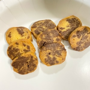 アイスボックスクッキー☆抹茶マーブル